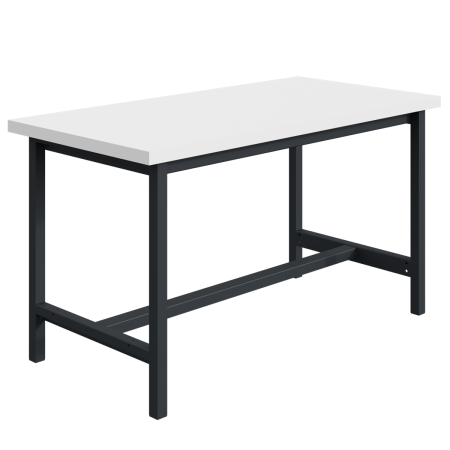 Etabli PTH plateau stratifié RESITOP 40 mm et ossature Gris Anthracite RAL 7016 Etabli PTH plateau stratifié RESITOP 40 mm et ossature Gris Anthracite RAL 7016