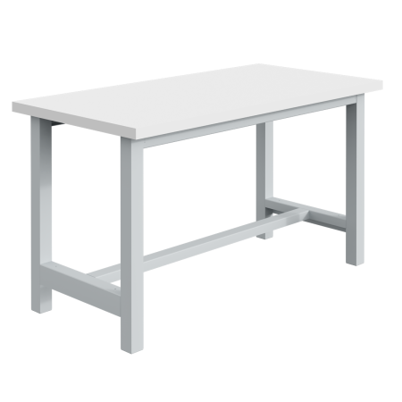 Etabli CKS plateau mélaminé 28 mm et ossature Gris Clair RAL 7035 Etabli CKS plateau mélaminé 28 mm et ossature Gris Clair RAL 7035