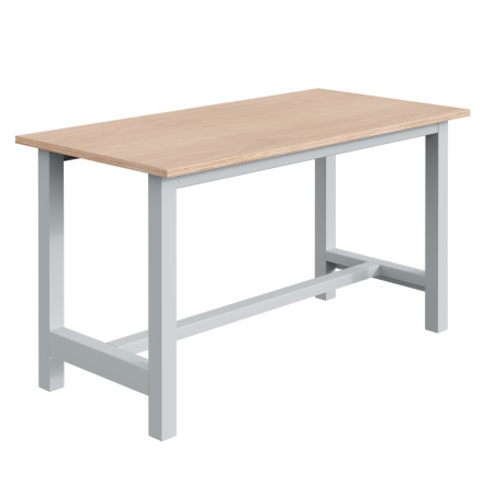 Etabli CKS plateau bois multiplis 24 mm et ossature Gris Clair RAL 7035 Etabli CKS plateau bois multiplis 24 mm et ossature Gris Clair RAL 7035