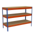 SIMONWORK BASIC 3 BLEU/ORANGE/BOIS - 1200/1500/1800 x 600/750 mm SIMONWORK BASIC 3 BLEU/ORANGE/BOIS - 1200/1500/1800 x 600/750 mm