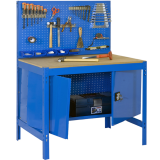 SIMONWORK BT2 CABINET 900-1200 AZUL-MADERA en situation SIMONWORK BT2 CABINET 900-1200 AZUL-MADERA en situation