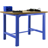 SIMONWORK BT6 MDF 1200-1500-1800 AZUL-MADERA en situation SIMONWORK BT6 MDF 1200-1500-1800 AZUL-MADERA en situation