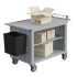 Etabli MOVIT à plancher - 1 étagère - Plateau acier - Lxpxh 1200x750x820 mm avec poubelle en accessoire (nous consulter) - Ossature Gris Clair RAL 7035 Etabli MOVIT à plancher - 1 étagère - Plateau acier - Lxpxh 1200x750x820 mm avec poubelle en accessoire (nous consulter) - Ossature Gris Clair RAL 7035
