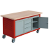 10120028 - Etabli mobile SIT - 1 bloc 3 tiroirs H150 et 1 bloc porte - Plateau bois multiplis 40 mm - Lxpxh 1500x750x840 mm - Ossature Rouge Feu RAL 3000, Caisson et Façade Gris Clair RAL 7035 10120028 - Etabli mobile SIT - 1 bloc 3 tiroirs H150 et 1 bloc porte - Plateau bois multiplis 40 mm - Lxpxh 1500x750x840 mm - Ossature Rouge Feu RAL 3000, Caisson et Façade Gris Clair RAL 7035