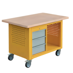 Etabli mobile SIT avec bloc 3 tiroirs