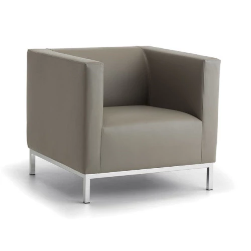 Fauteuil accueil en tissu enduit