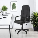 Fauteuil de bureau en croute de cuir Fauteuil de bureau en croute de cuir