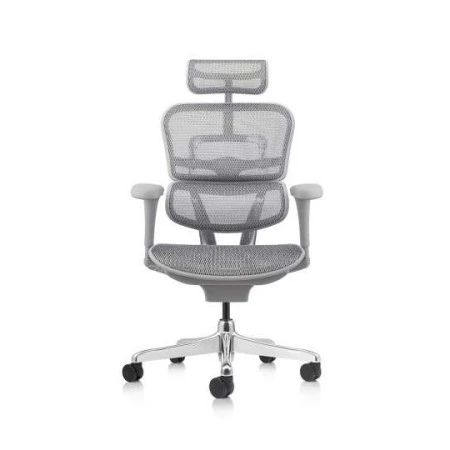 Fauteuil de bureau ergonomique Ergohuman Classique en maille noire structure aluminium Fauteuil de bureau ergonomique Ergohuman Classique en maille noire structure aluminium