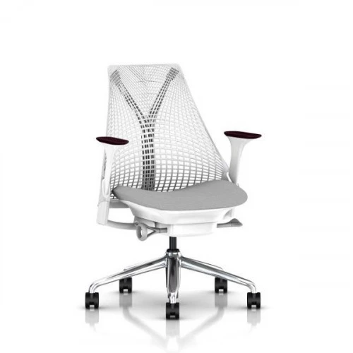 Fauteuil Sayl HERMAN MILLER structure blanche
