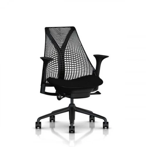 Fauteuil Sayl HERMAN MILLER structure noire