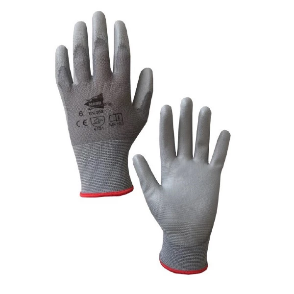 Gants de travail fins et résistants enduction polyuréthane