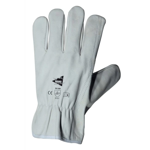 Gants manutention cuir résistant et souple