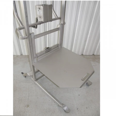 Plateau amovible en inox de 600 x 600mm