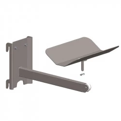 Eperon avec plateau galet et plateau rotatif inox