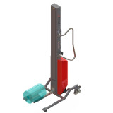 Gerbeur à levée électrique avec éperon à galet et plateau en V Gerbeur à levée électrique avec éperon à galet et plateau en V