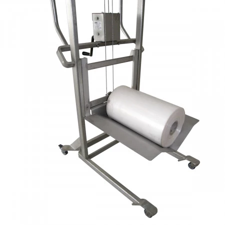 Porte bobine longitudinal en inox