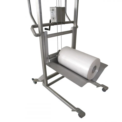 Porte bobine longitudinal en inox