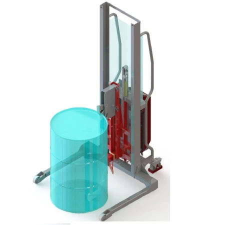 Gerbeur semi-électrique avec pince automatique 1 fût Gerbeur semi-électrique avec pince automatique 1 fût