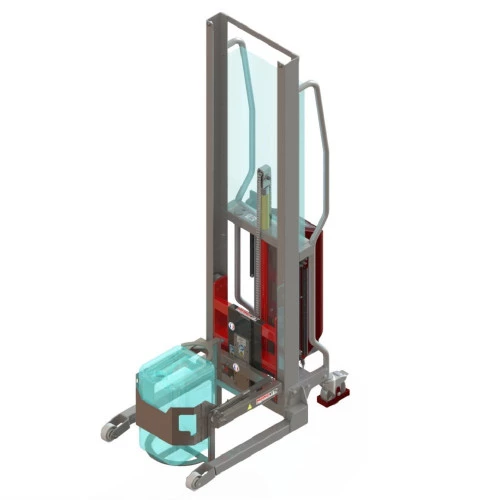 Gerbeur semi-électrique avec rotobidon