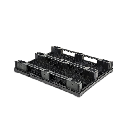 Caisse palette plastique pliable souple avec trappe 1200 x 1000 Caisse palette plastique pliable souple avec trappe 1200 x 1000