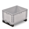 Grand bac plastique Europe gerbable plein 800 x 600