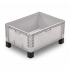 Grand bac plastique Europe gerbable plein 800 x 600 Grand bac plastique Europe gerbable plein 800 x 600