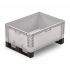 Grand bac plastique Europe gerbable plein 800 x 600 Grand bac plastique Europe gerbable plein 800 x 600