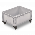 Grand bac plastique Europe gerbable plein 800 x 600 Grand bac plastique Europe gerbable plein 800 x 600