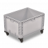 Grand bac plastique Europe gerbable plein 800 x 600 Grand bac plastique Europe gerbable plein 800 x 600