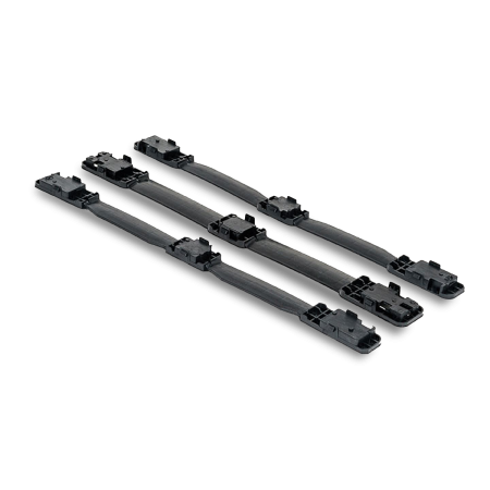 Lot de 3 semelles clipsables pour caisse palette souple