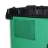 Support porte-étiquette pour caisse palette pliable souple Support porte-étiquette pour caisse palette pliable souple