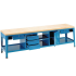 210L - Etabli d'atelier grand plateau bois avec rangements 210L - Etabli d'atelier grand plateau bois avec rangements
