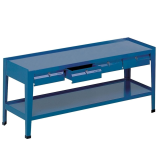 ARMECO - CORTI TOP - 205 - Grand établi d'atelier plateau bois tôlé - (Lxp) 2000 x 700 mm - 4 tiroirs ARMECO - CORTI TOP - 205 - Grand établi d'atelier plateau bois tôlé - (Lxp) 2000 x 700 mm - 4 tiroirs