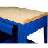 ARMECO - CORTI TOP - 206L - zoom profilé sur plateau bois hêtre 2000 x 700 mm avec tiroir sécurisé ARMECO - CORTI TOP - 206L - zoom profilé sur plateau bois hêtre 2000 x 700 mm avec tiroir sécurisé