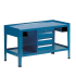 ARMECO - CORTI TOP - 204C - Grand établi d'atelier plateau bois tôlé - (Lxp) 1500 x 700 mm - caisson 3 tiroirs ARMECO - CORTI TOP - 204C - Grand établi d'atelier plateau bois tôlé - (Lxp) 1500 x 700 mm - caisson 3 tiroirs