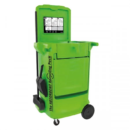 Chariot recycleur d'absorbant