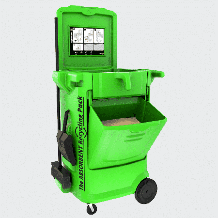 Chariot recycleur d'absorbant Chariot recycleur d'absorbant