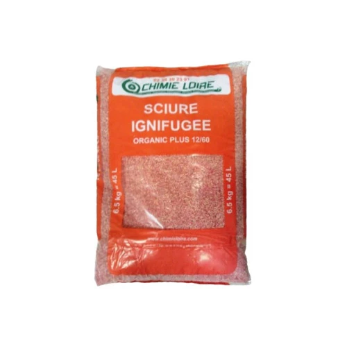 Sciure absorbante ignifugée