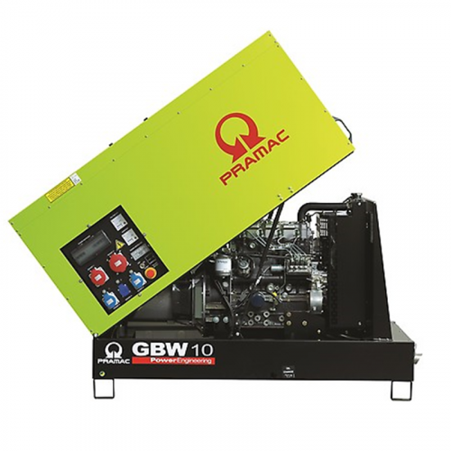 Groupe électrogène capoté diesel Pramac série GBW