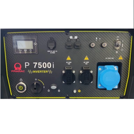 Groupe électrogène essence inverter Pramac série P7500i Groupe électrogène essence inverter Pramac série P7500i
