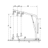 Grue d'atelier repliable Grue d'atelier repliable