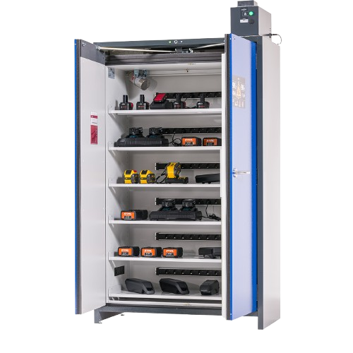 armoire de charge pour batterie lithium ion