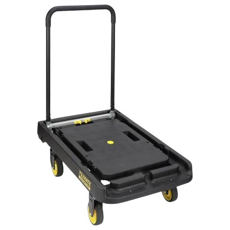 chariot plateforme à dosier rabattable