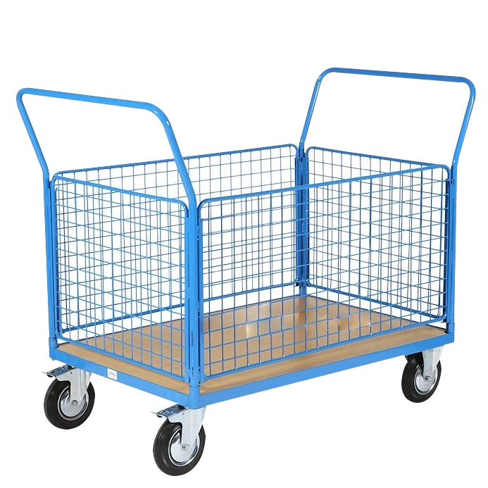 chariots grillagés