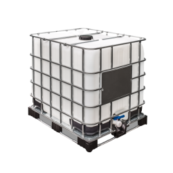 IBC 1000 L - traité anti-UV homologué UN blanc