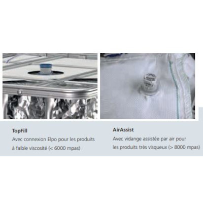IBC 600 L - alimentaire stérile IBC 600 L - alimentaire stérile