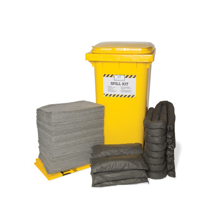 Kit de contrôle de déversement pour fuites et déversements moyens Kit de contrôle de déversement pour fuites et déversements moyens