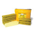 Dimension : 61cm l x 50cm h x 13cm p. Absorbe 45 L. Contenu: 25 x tapis chimique FineFibre CPFH100 ; 4 x boudin chimique CS430 ; 3 x coussin chimique CPLWS ; 5 x sac poubelle et attaches BAG201-S Dimension : 61cm l x 50cm h x 13cm p. Absorbe 45 L. Contenu: 25 x tapis chimique FineFibre CPFH100 ; 4 x boudin chimique CS430 ; 3 x coussin chimique CPLWS ; 5 x sac poubelle et attaches BAG201-S