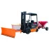Lame chasse neige avec porte bac Lame chasse neige avec porte bac