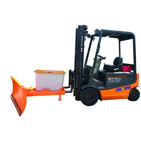 Lame chasse neige avec porte bac Lame chasse neige avec porte bac